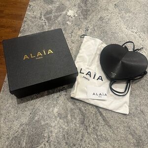 ALAIA Le Couer calfskin heart bag
